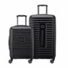 Delsey Paris Hardside Luggage Set - 2 Piece - Black