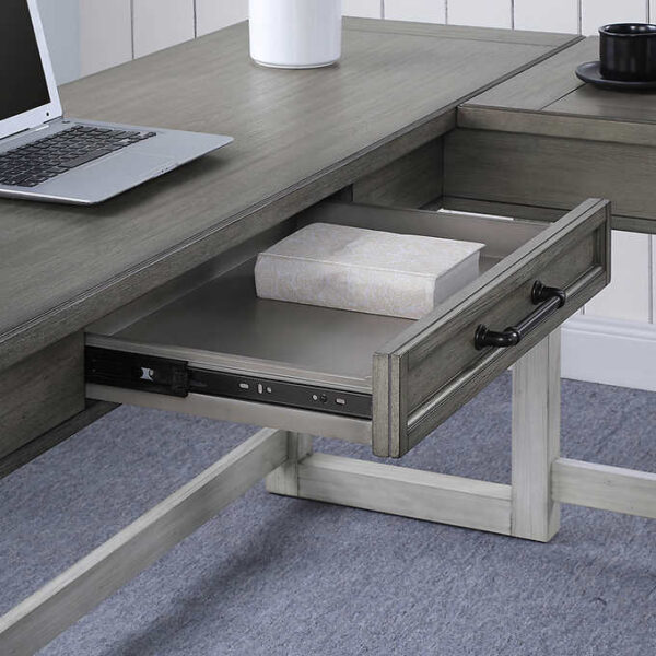 Bayside Furnishings Evelyn Mae Corner Desk/Table - Image 5