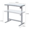 Tresanti Wireless Charging Adjustable Height Curved Table - Image 3