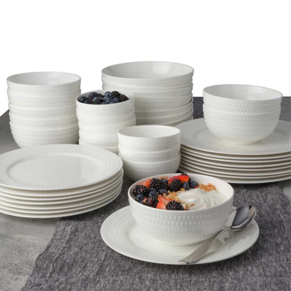 Mikasa Gingko Nellie Bone China Dinnerware Set - 40-piece - Image 5