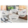 Signature Ceramic Bowl Set With Inspirational Words - 6pieces - Image 2