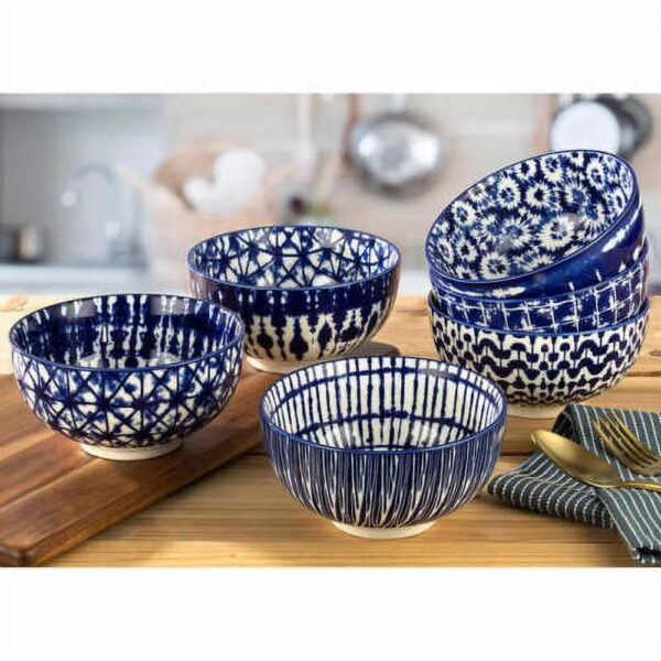 Signature Bowls - 6 Piece - Blue - Image 3