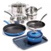 Martha Stewart Collection 12-Pc. Mixed Material Cookware Set