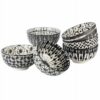 Signature Bowls - 6 Piece - Black Printed - Image 3