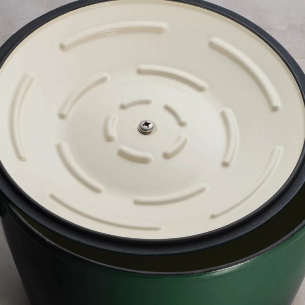 Tramontina Enameled Cast Iron 7-quart Dutch Oven  - Spruce With Gold Knob - Image 4