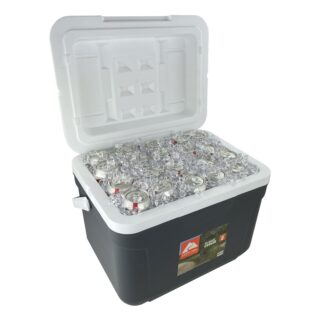 Ozark Trail Hard Side Cooler - 42-can Capacity - 30 Qt - Gray