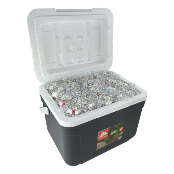 Ozark Trail Hard Side Cooler - 42-can Capacity - 30 Qt - Gray
