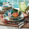 Member's Mark 18pc Jacobean Melamine Dinnerware Set - Image 4