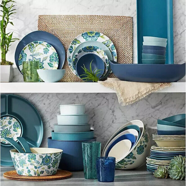 Member's Mark 18pc Jacobean Melamine Dinnerware Set - Image 5