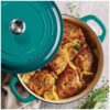 Tramontina Covered Enameled Cast Iron Braiser - 3.8L - Teal
