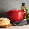 Tramontina Enameled Cast Iron 7-quart Dutch Oven  -Red