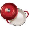 Tramontina Enameled Cast Iron 7-quart Dutch Oven  -Red - Image 5