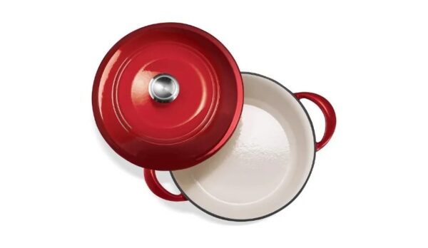 Tramontina Enameled Cast Iron 7-quart Dutch Oven  -Red - Image 5