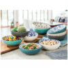 Signature Housewares - 10 Pcs Stoneware Bowls