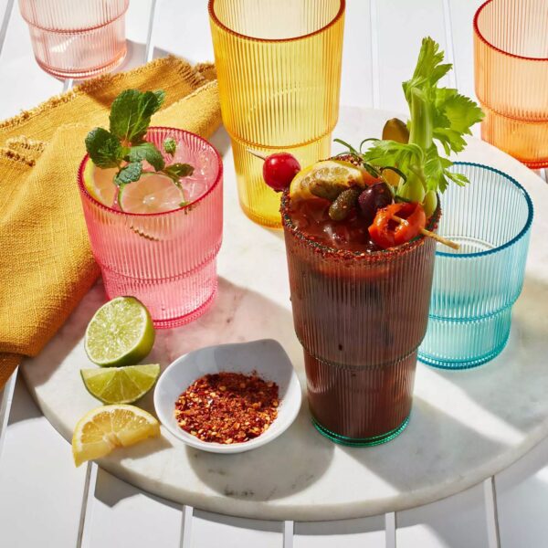 Member's Mark Shatterproof 12-piece Drinkware Set Ribbed