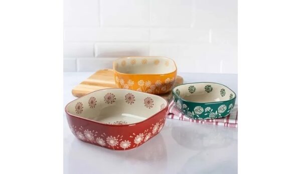 Baum In Full Bloom Serving Bowl Set -3-piece - Image 5