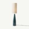 Vince Midi Floor Lamp - Blue Ceramic & Oatmeal Reactive Glaze - Image 6