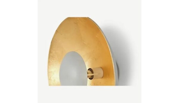 Wall Lamp Muted - Grey And Brass - Image 2