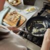 Calphalon Premier Non-Stick MineralShield 12-Piece Space-Saving Cookware Set - Image 4