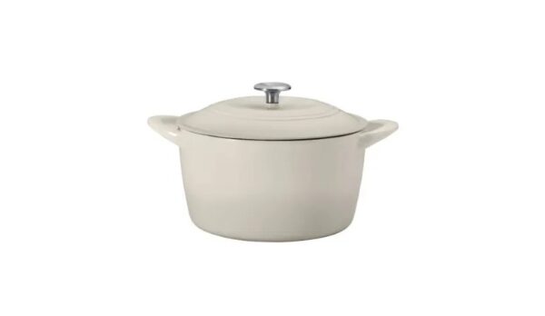 Tramontina Enameled Cast Iron 7-quart Dutch Oven  - Matte White - Image 5