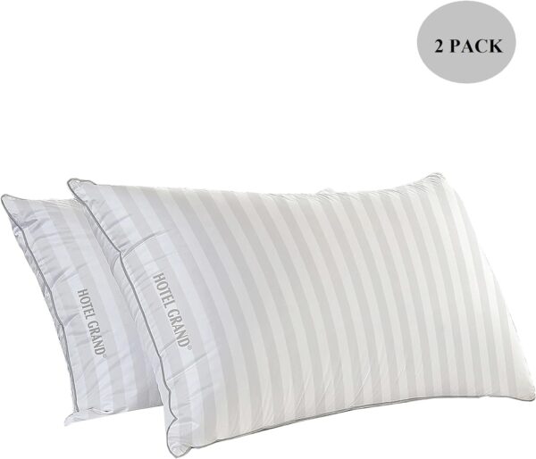Hotel Grand Softy-Around Feather & Down King Pillow, 2 Pack - Image 6