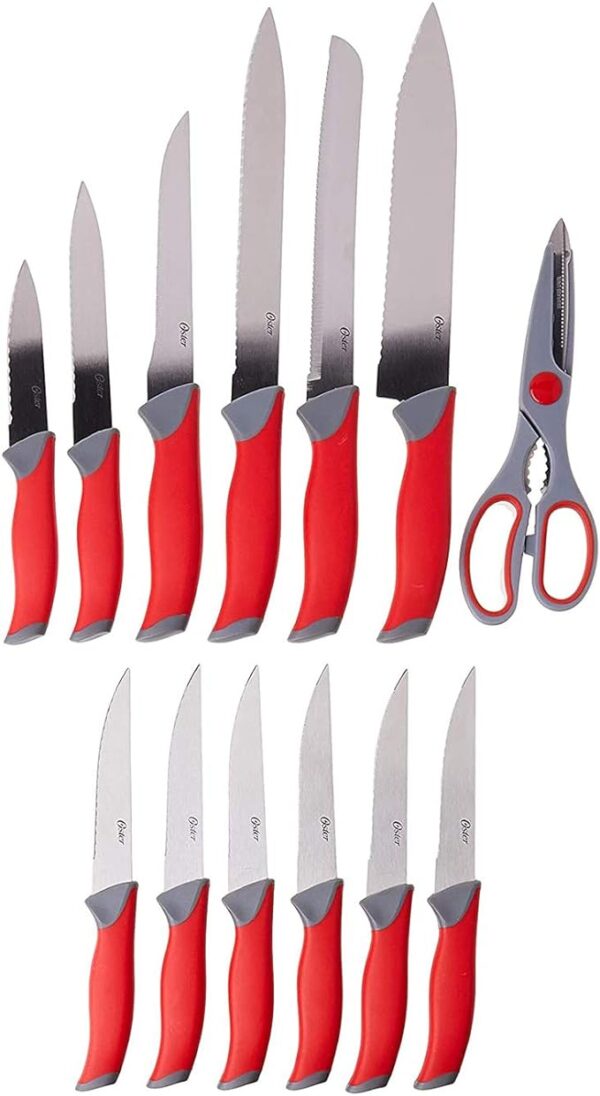 Oster Lindbergh 14 Piece Stainless Steel Cutlery Black Block Set - Image 8
