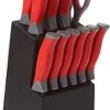 Oster Lindbergh 14 Piece Stainless Steel Cutlery Black Block Set