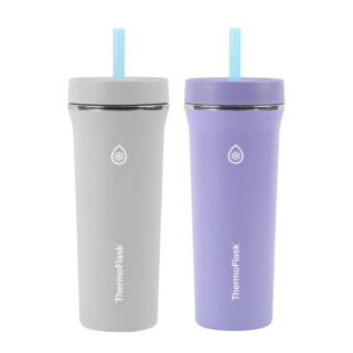 ThermoFlask 32oz Insulated Standard Straw Tumbler, 2-pack