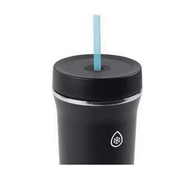 Thermoflask 32oz Insulated Standard Straw Tumbler, 2-Pack (Black and Green) - Image 5