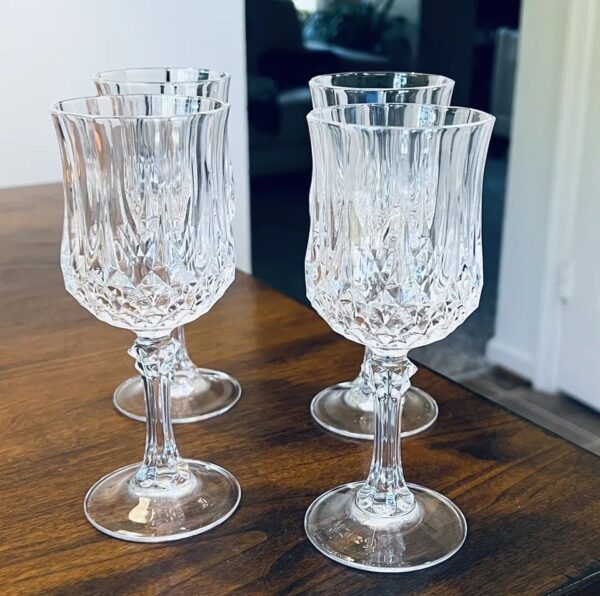Longchamp Glassware Set OF 4 Dimax Goblets Glasses - Image 3