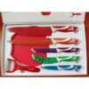Kitchen Knife Set - Stainless Steel - 6 Piece - Multicolor - Image 2
