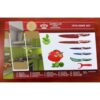 Kitchen Knife Set - Stainless Steel - 6 Piece - Multicolor - Image 3