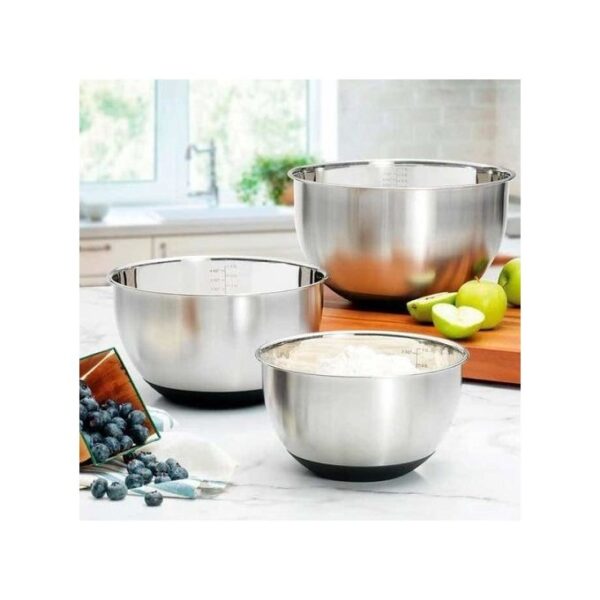 MIU Stainless Steel Mixing Bowls 3 Piece - Image 2