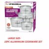 Prima 10pcs Majestic Aluminium Cookware Set - Image 3