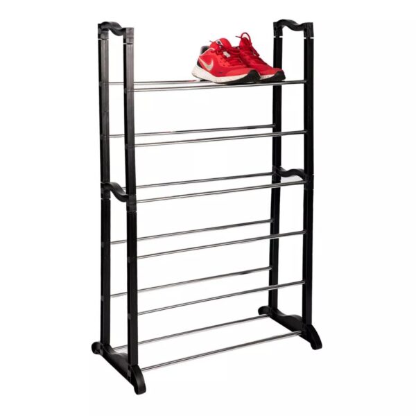 Prima 21 Pair Stackable Shoe Rack - Image 3