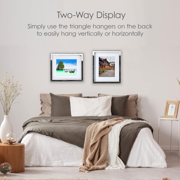 Mikasa Set Of 3 Metallic Finish Mirror Frames