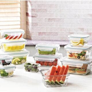 Member's Mark 24-Piece Glass Food Storage Set By Glasslock