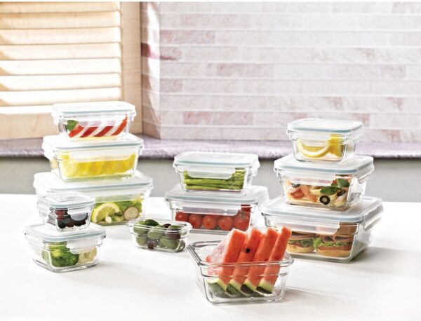 Member's Mark 24-Piece Glass Food Storage Set By Glasslock