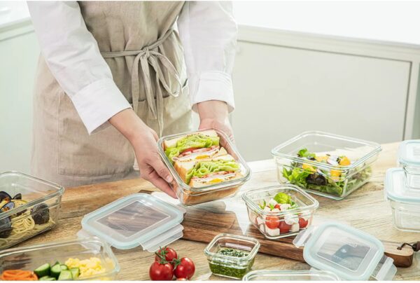 Member's Mark 24-Piece Glass Food Storage Set By Glasslock - Image 8