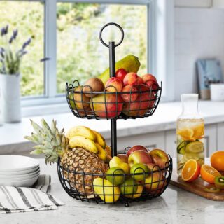 Member's Mark 2-Tier Round Basket Stand