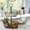Member's Mark 2-Tier Round Basket Stand - Image 4