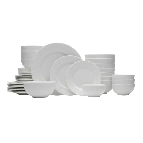Mikasa Lattice 40-piece Bone China Dinnerware Set - Image 3