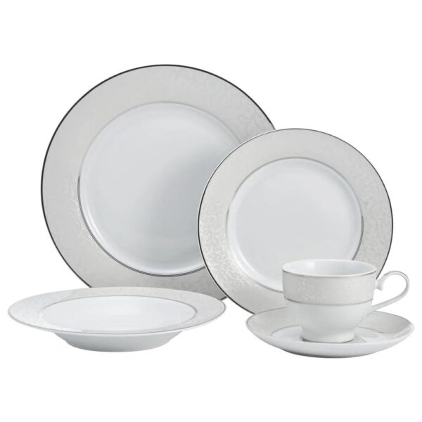 Mikasa Parchment 40-piece Porcelain Dinnerware Set - Image 8