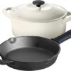 Tramontina Cookware Set Essential Cast Iron 3-Piece (White)