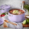 Member's Mark 11-piece Modern Ceramic Cookware Set - Purple - Image 4