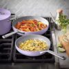 Member's Mark 11-piece Modern Ceramic Cookware Set - Purple - Image 5