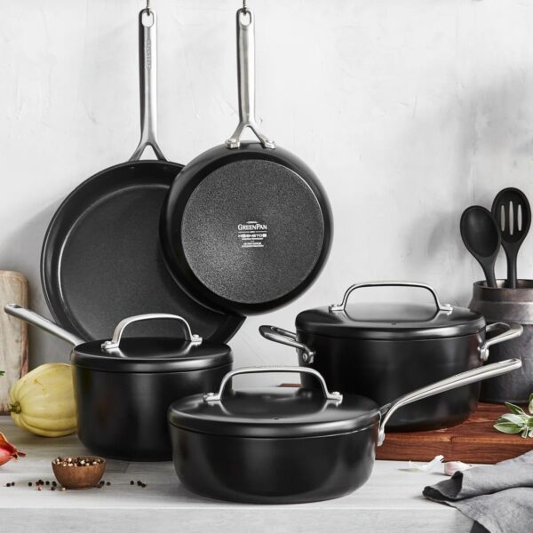 Greenpan Gp5 Infinite8 Ceramic Nonstick 11-Piece Cookware Set - Image 2