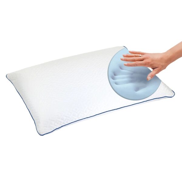 Novaform Lasting Cool Gel Memory Foam Pillow - Image 3