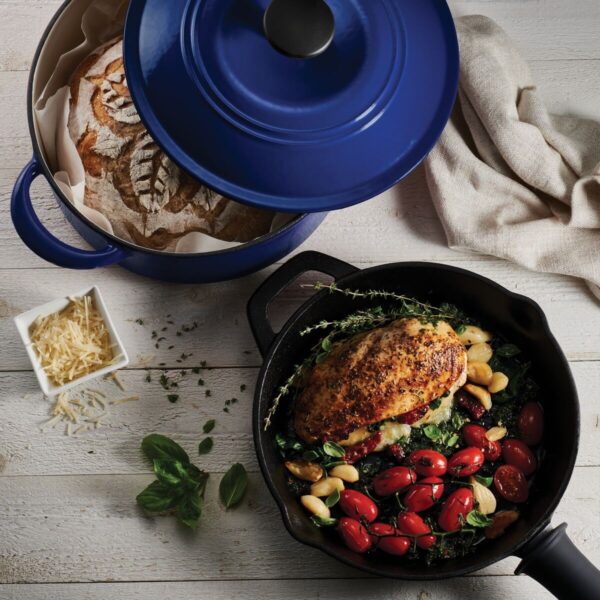 Tramontina Cookware Set Essential Cast Iron 3-Piece (Blue) - Image 7