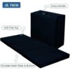 Novaform Foam Lounge Pad Versamat/Mattress - Black - Image 4